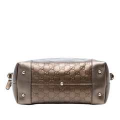 Metallic Guccissima Heart Bit Tote