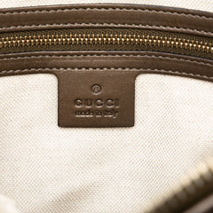 Metallic Guccissima Heart Bit Tote