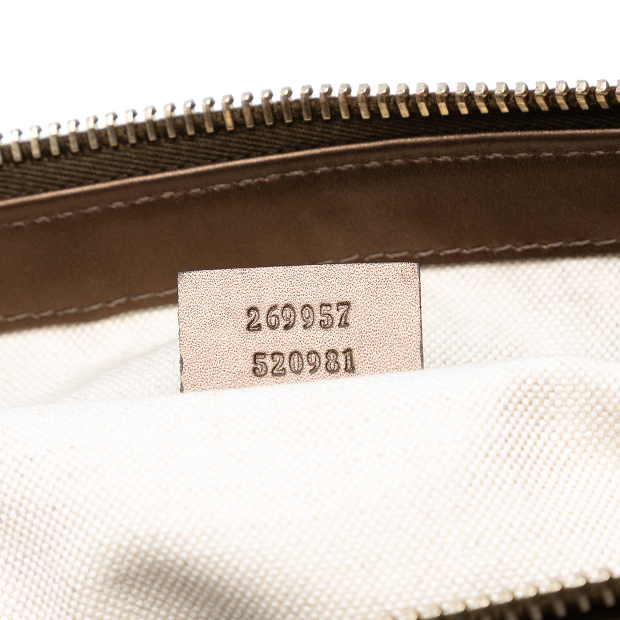 Metallic Guccissima Heart Bit Tote