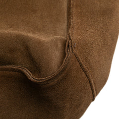 Suede Logo Strap Tote