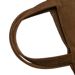Suede Logo Strap Tote