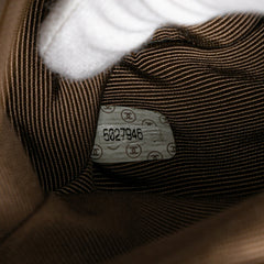 Suede Logo Strap Tote
