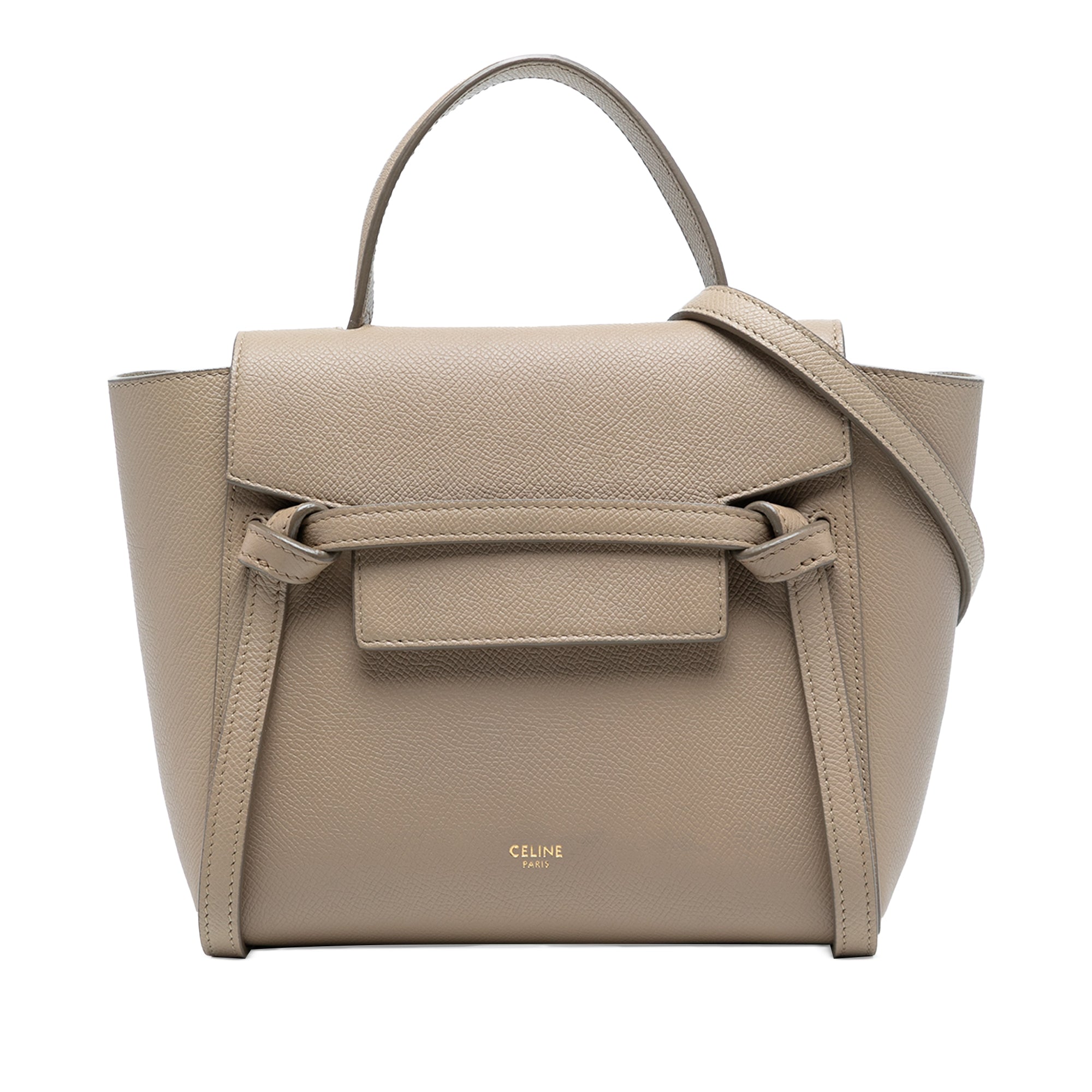 Nano Grained Calfskin Belt Bag