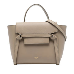 Nano Grained Calfskin Belt Bag