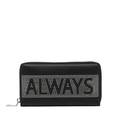 Studded Zip Around Wallet_0