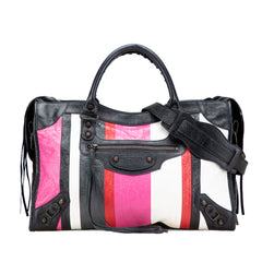 Lambskin Motocross Arena Multicolore Classic City Satchel
