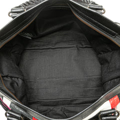 Lambskin Motocross Arena Multicolore Classic City Satchel