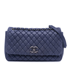 Large Calfskin New Bubble Flap