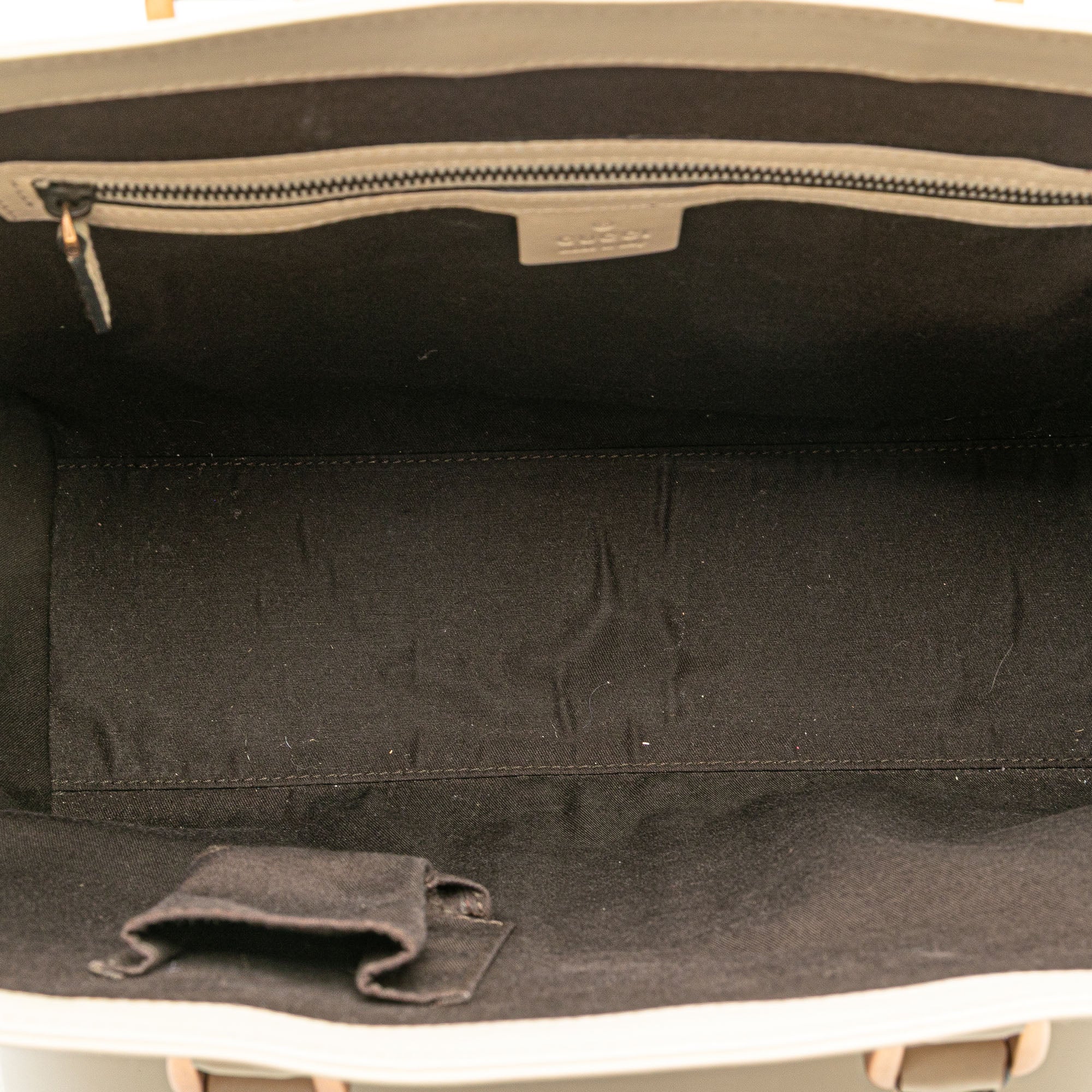 Calfskin and GG Canvas Nailhead Tote