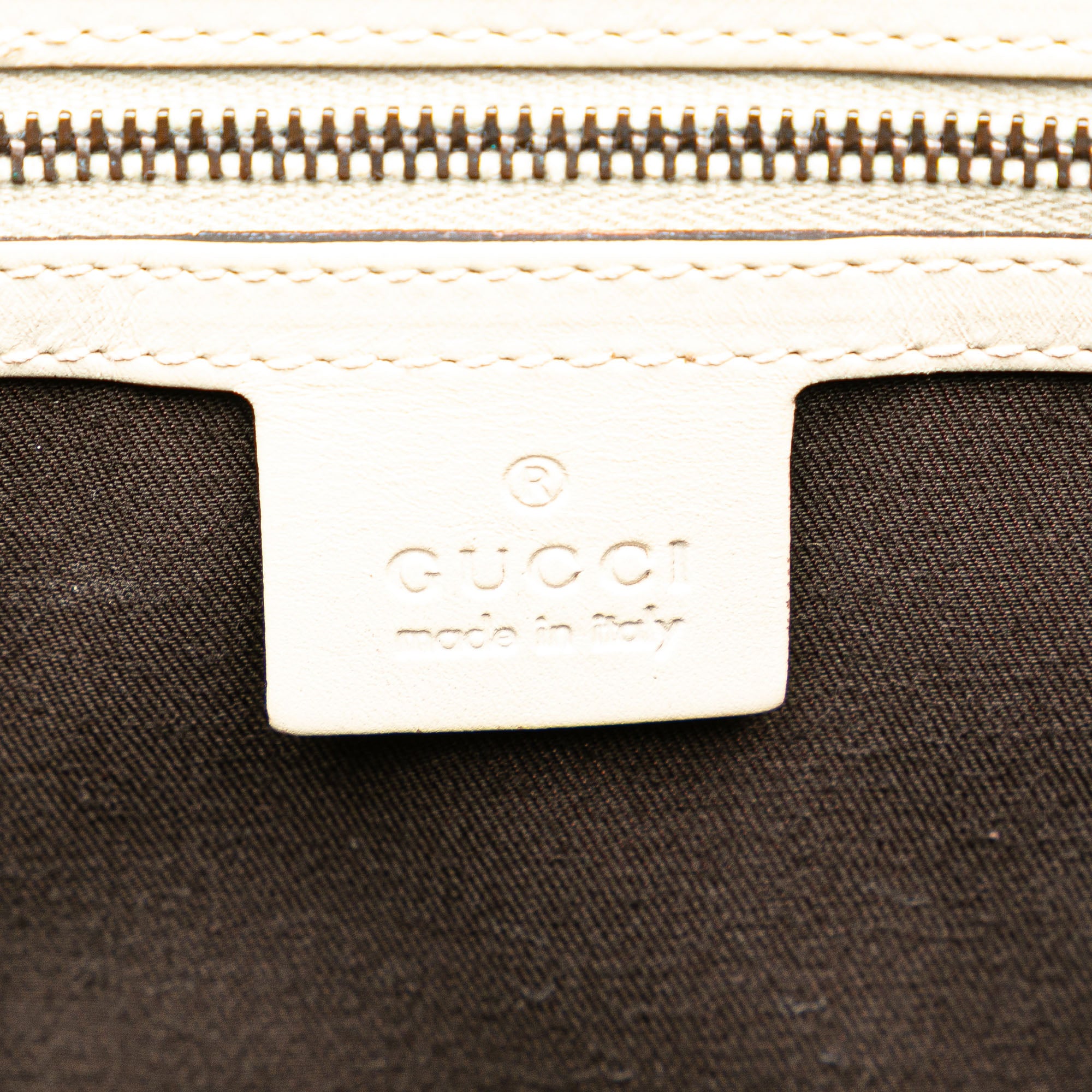 Calfskin and GG Canvas Nailhead Tote