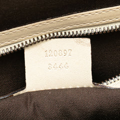 Calfskin and GG Canvas Nailhead Tote