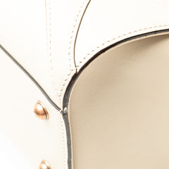Calfskin and GG Canvas Nailhead Tote