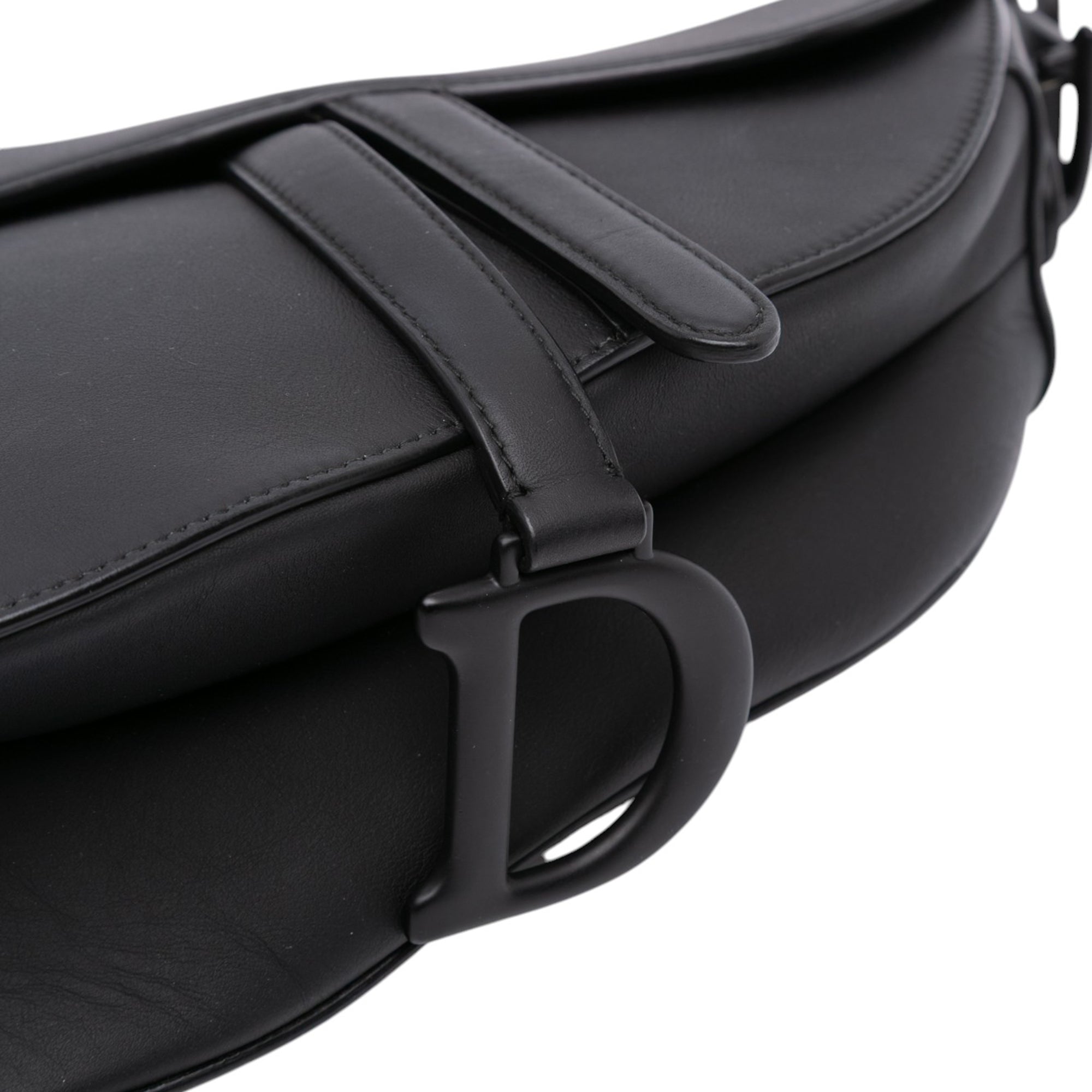 Ultra Matte Calfskin Saddle Bag