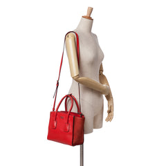 Small Glace Calf Twin Pocket Satchel