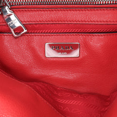 Small Glace Calf Twin Pocket Satchel