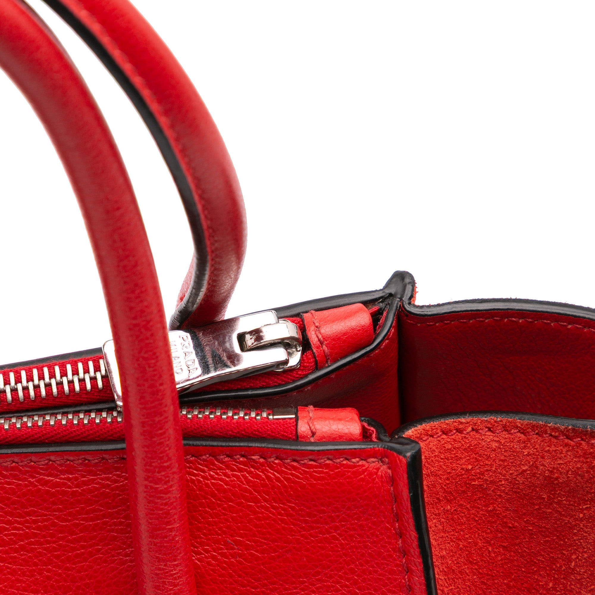 Small Glace Calf Twin Pocket Satchel