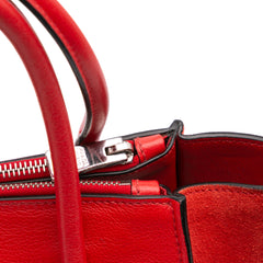 Small Glace Calf Twin Pocket Satchel