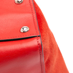 Small Glace Calf Twin Pocket Satchel