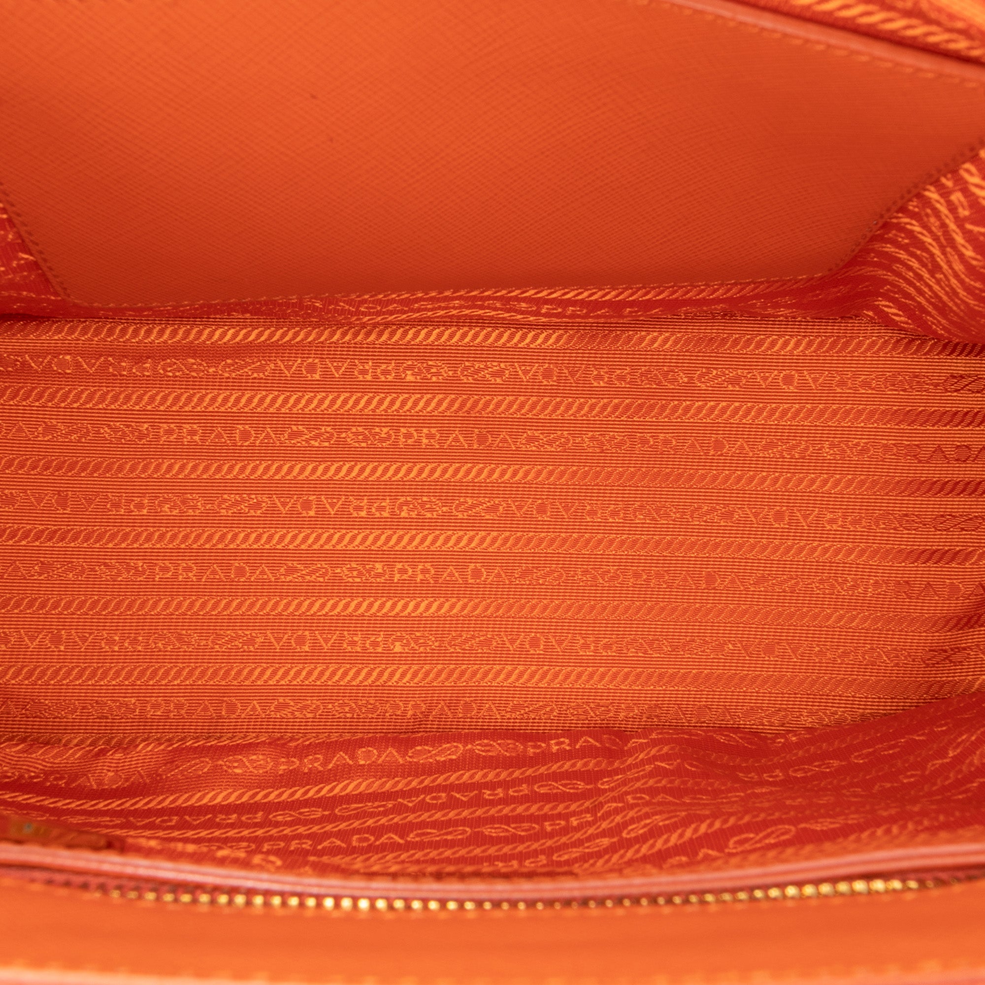 Small Saffiano Lux Galleria Double Zip Satchel