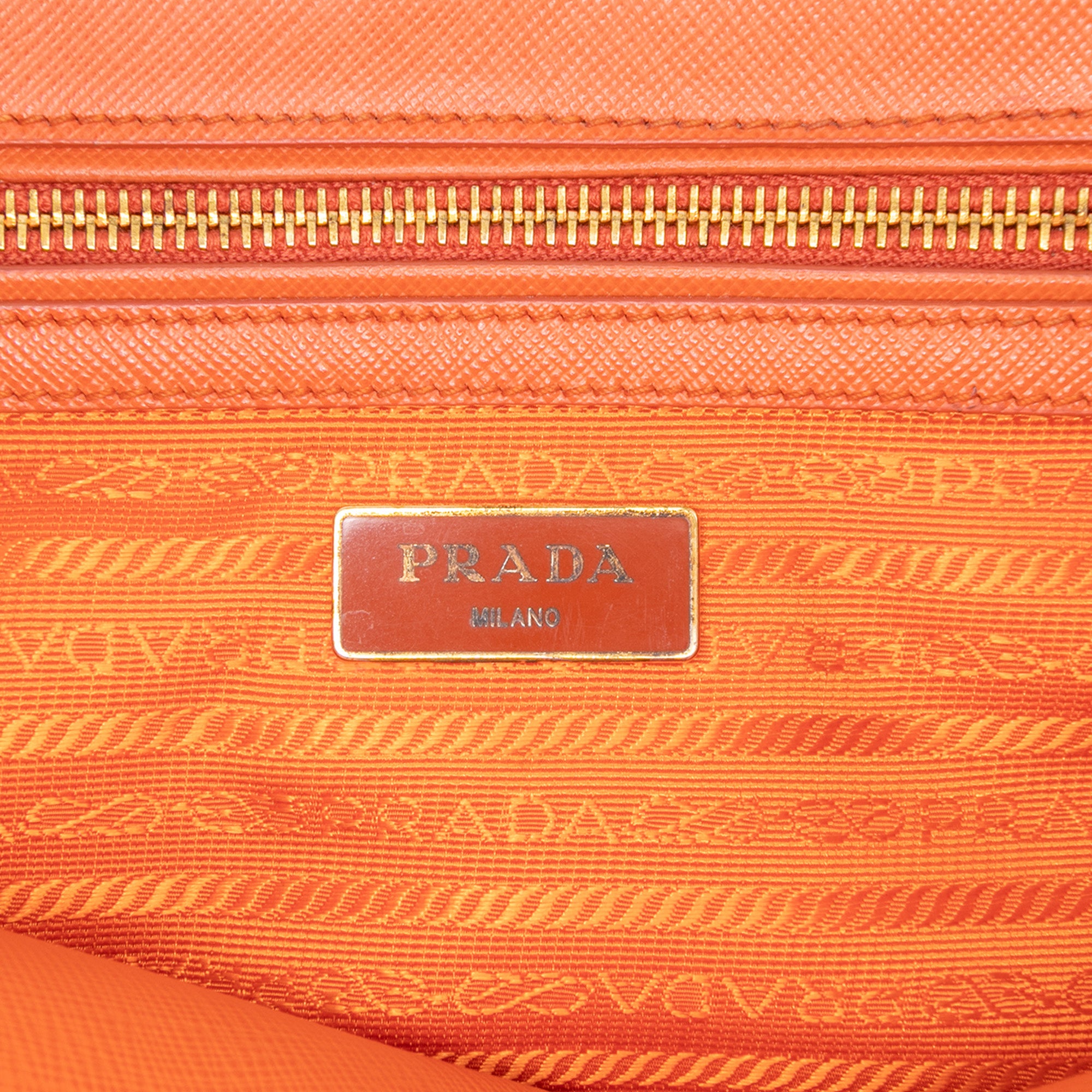 Small Saffiano Lux Galleria Double Zip Satchel