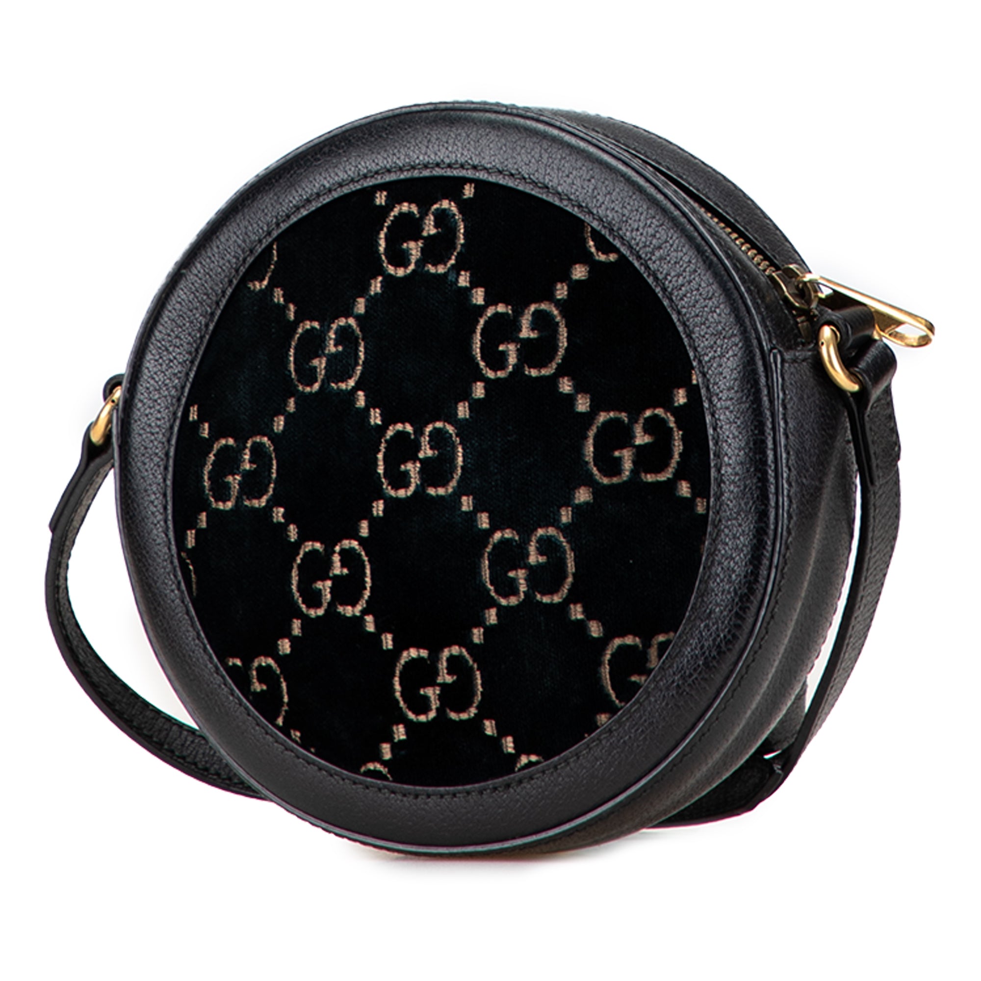 GG Marmont Velvet Round Crossbody