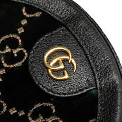 GG Marmont Velvet Round Crossbody