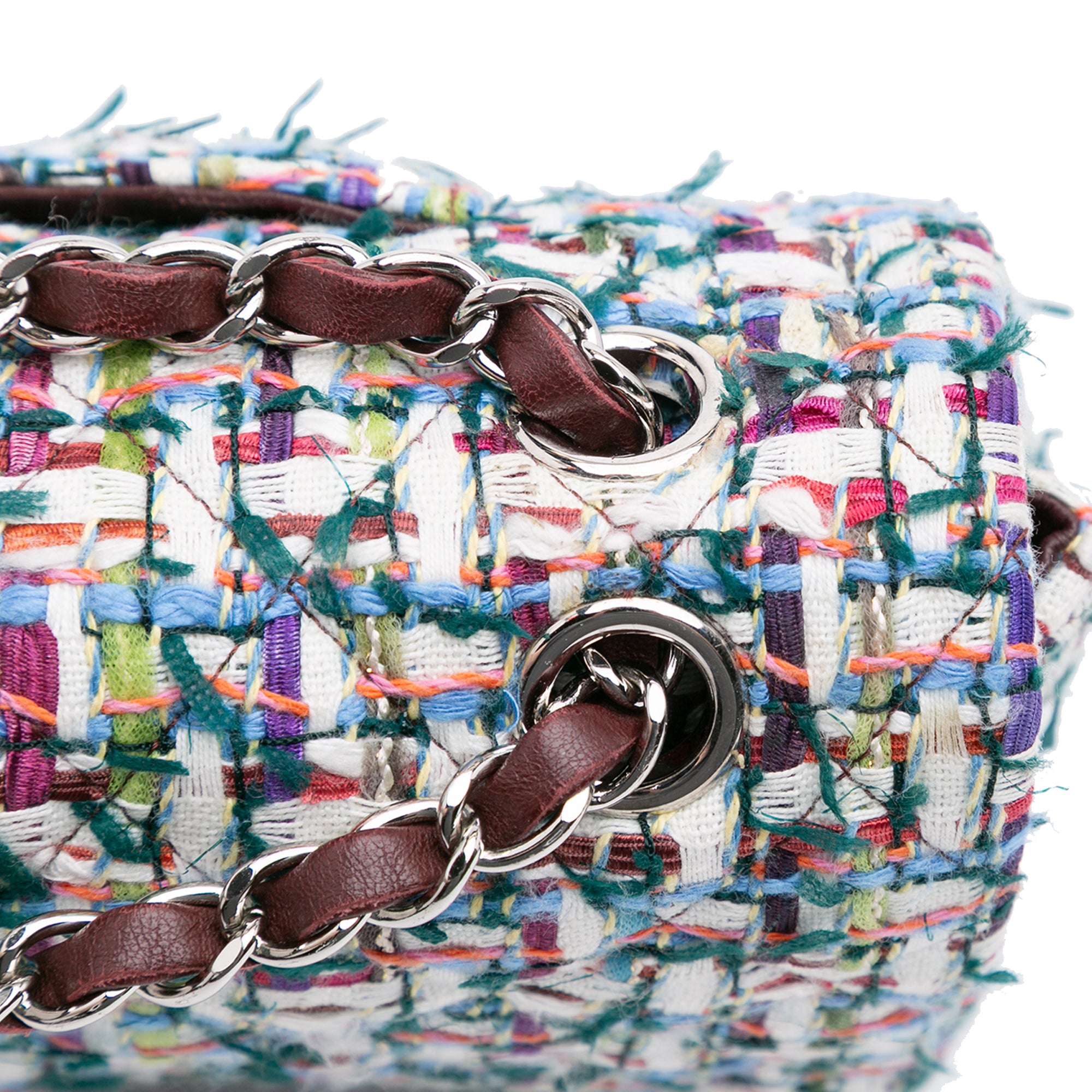 Medium Classic Tweed Double Flap