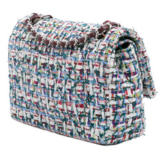 Medium Classic Tweed Double Flap
