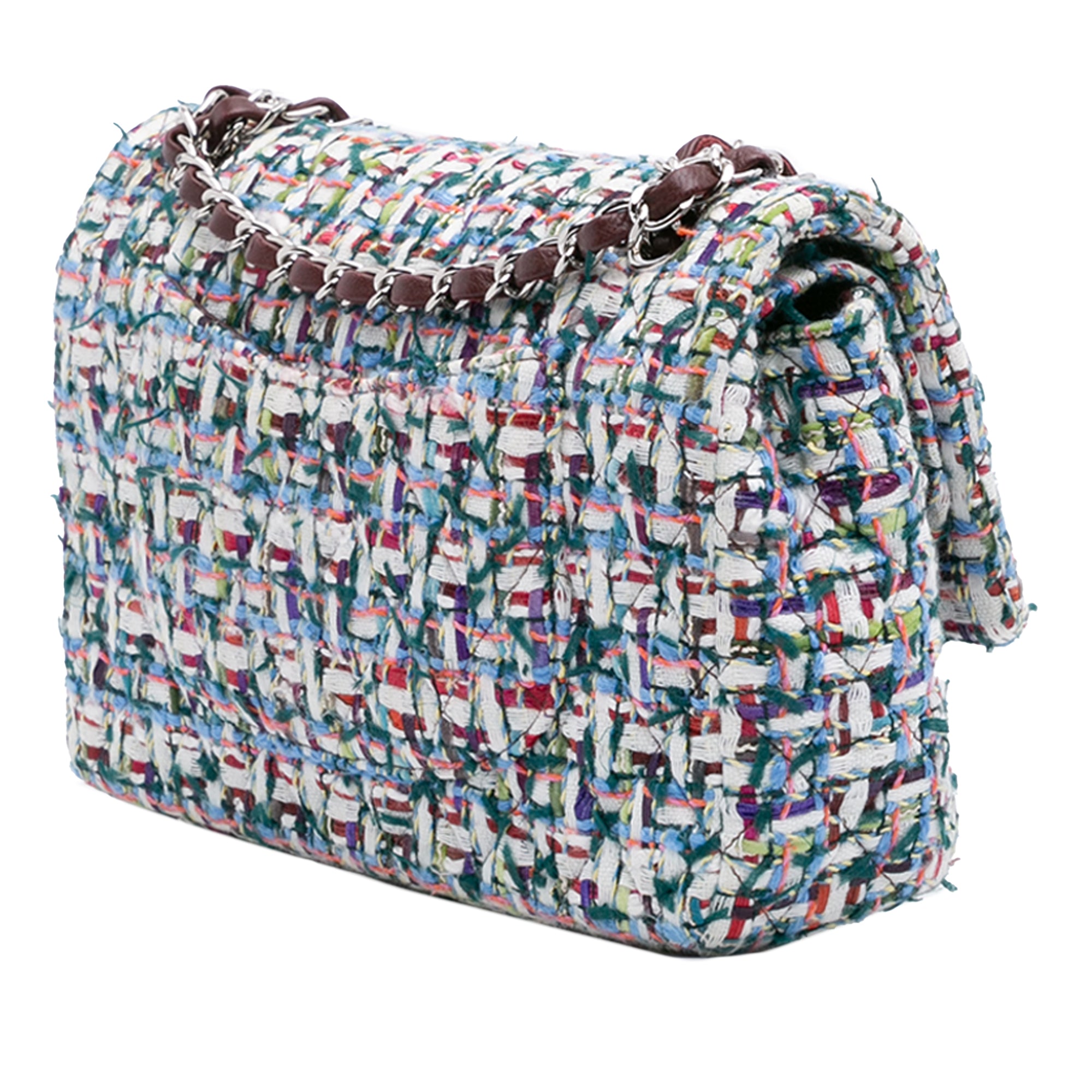 Medium Classic Tweed Double Flap