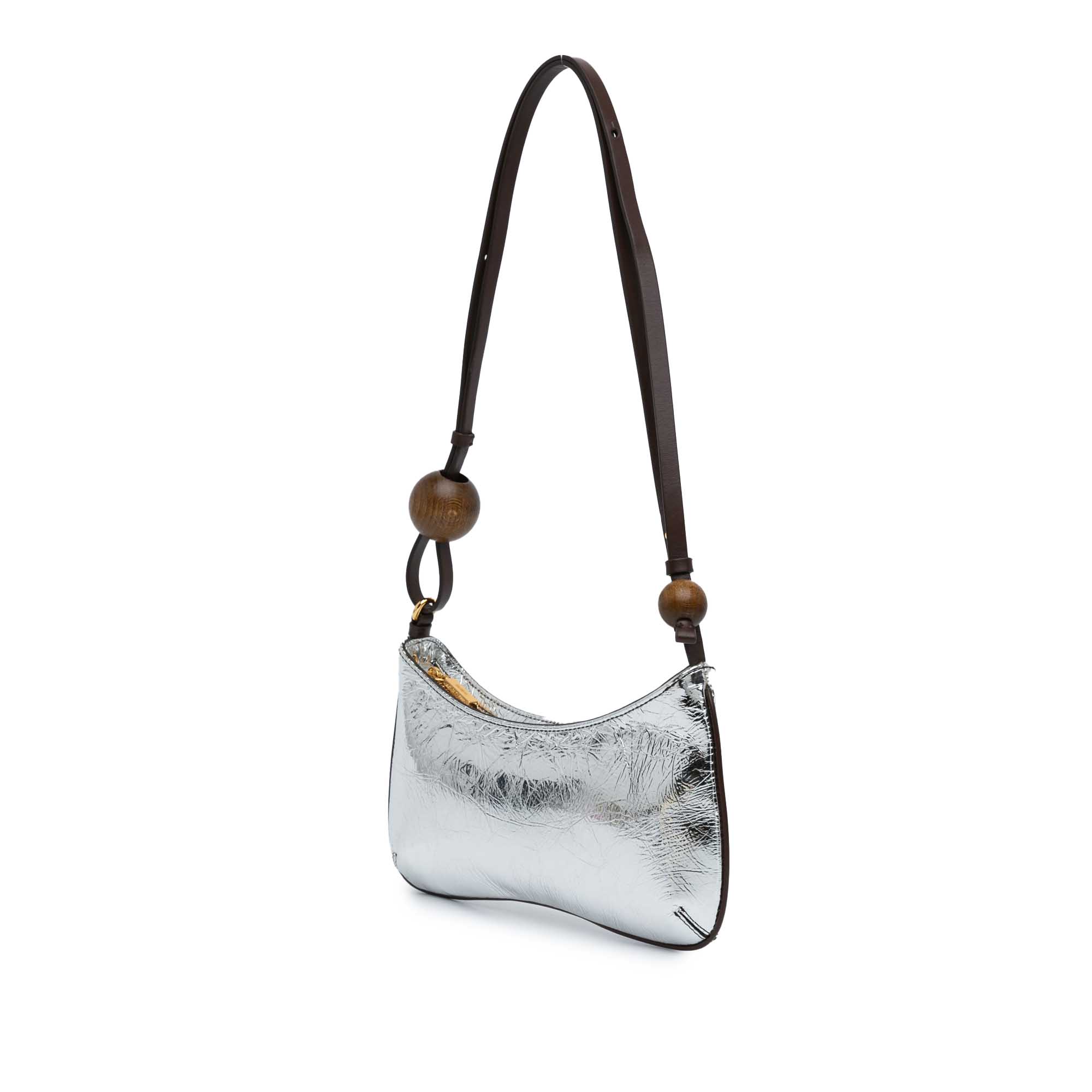 Metallic Calfskin Le Bisou Perle Shoulder Bag