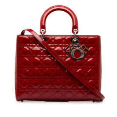Large Patent Cannage Lady Dior_0
