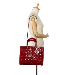 Large Patent Cannage Lady Dior_8
