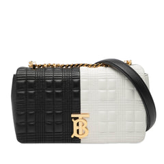 Small Bicolor Quilted Lambskin Lola Crossbody