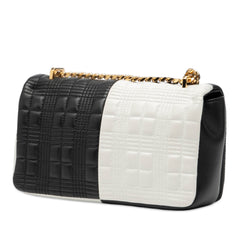 Small Bicolor Quilted Lambskin Lola Crossbody