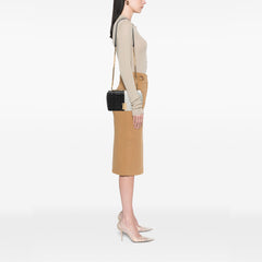 Small Bicolor Quilted Lambskin Lola Crossbody