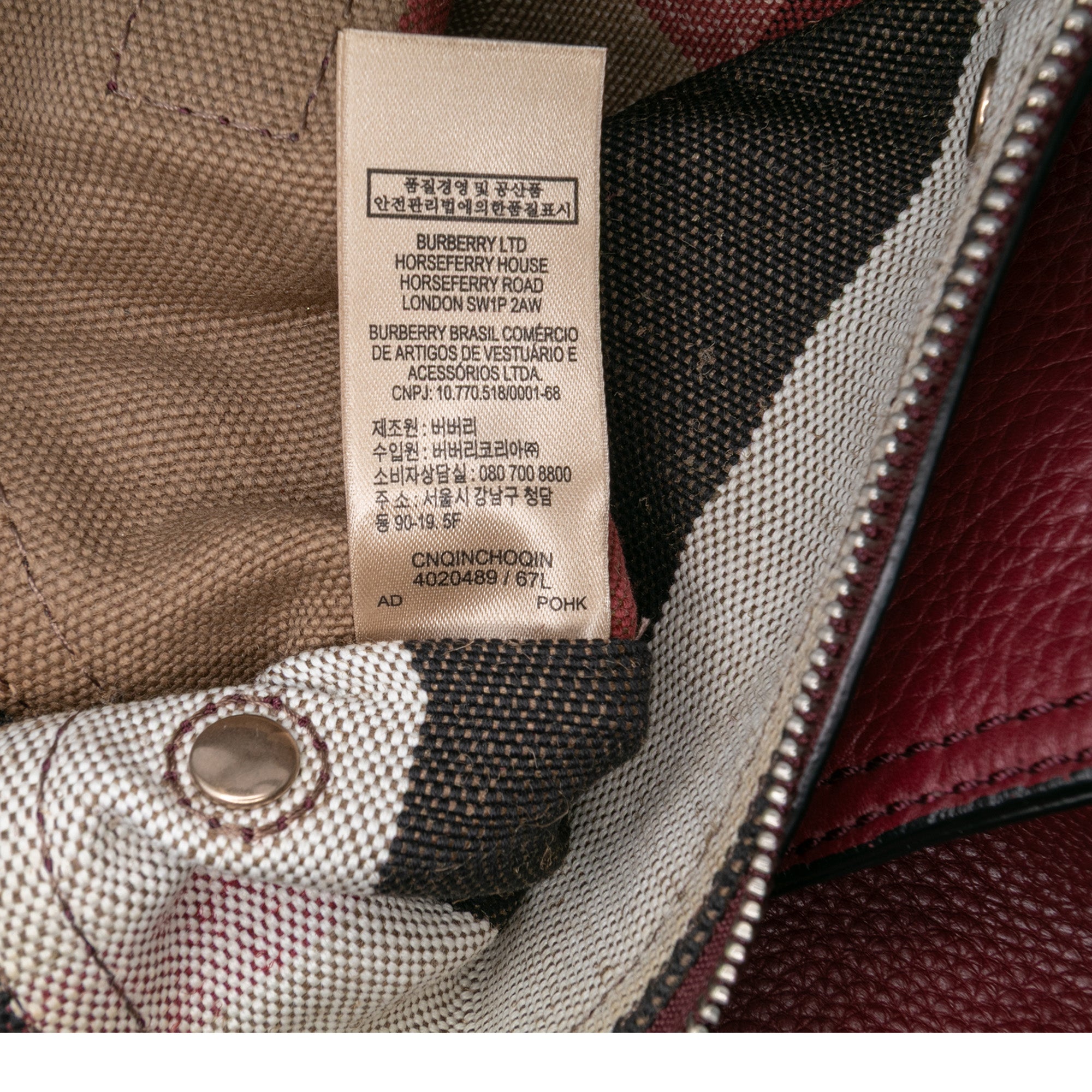 Medium Mega Check Canvas and Grained Calfskin Ashby Tassel Bucket Bag