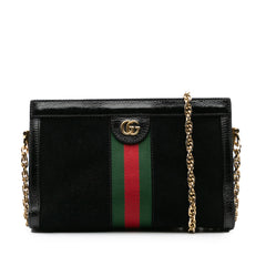 Small Suede Ophidia Chain Crossbody