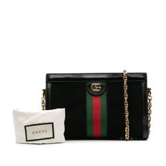 Small Suede Ophidia Chain Crossbody