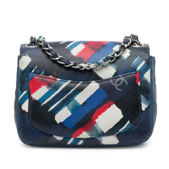 Mini Square Classic Printed Lambskin Airlines Flap_2