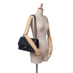 Jumbo Classic Caviar Double Flap