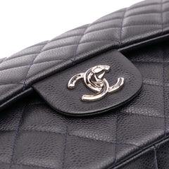 Jumbo Classic Caviar Double Flap