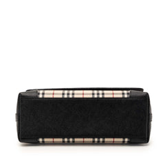 House Check Canvas Flap Crossbody