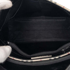 House Check Canvas Flap Crossbody