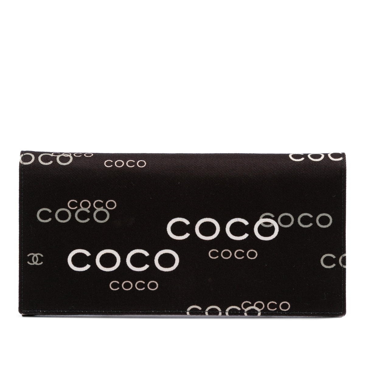 Denim Coco Flap Wallet