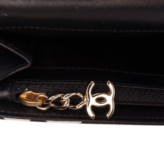 Denim Coco Flap Wallet