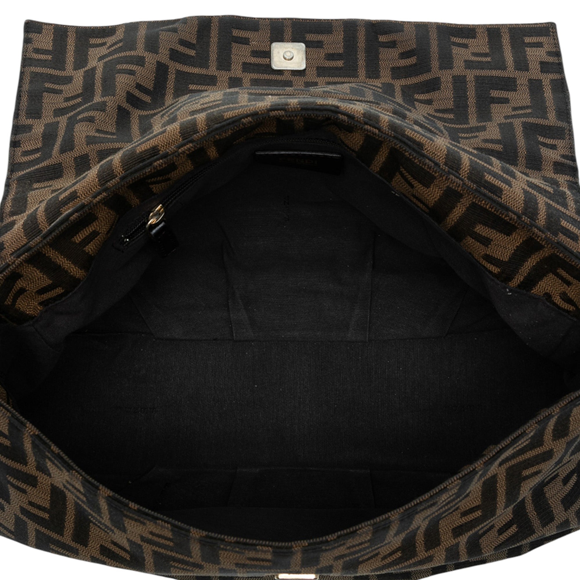 Zucca Canvas Mia Flap Shoulder Bag