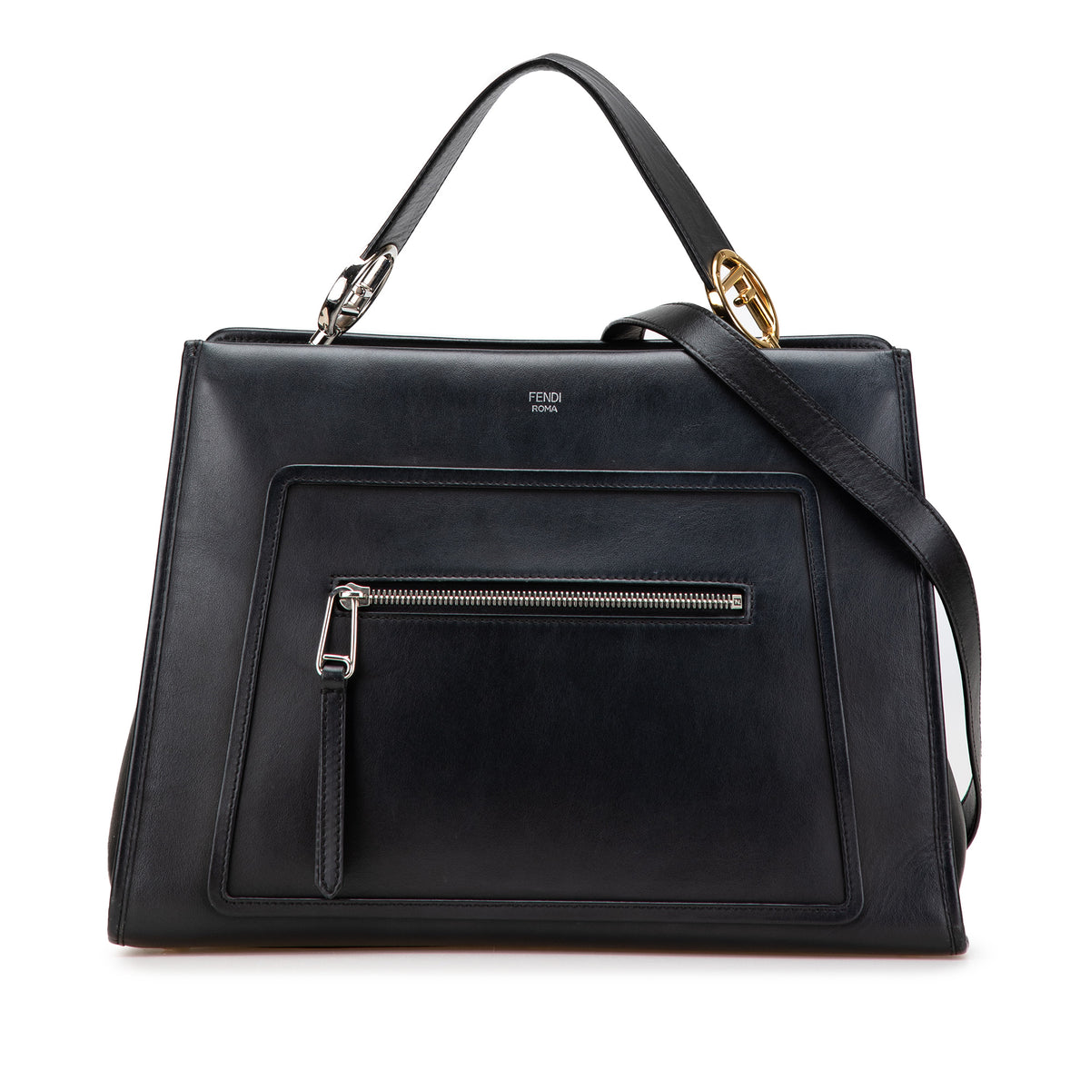 Medium Leather Runaway Satchel