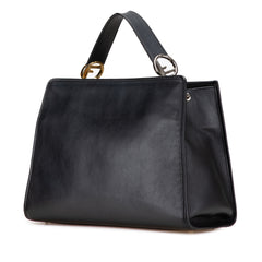 Medium Leather Runaway Satchel