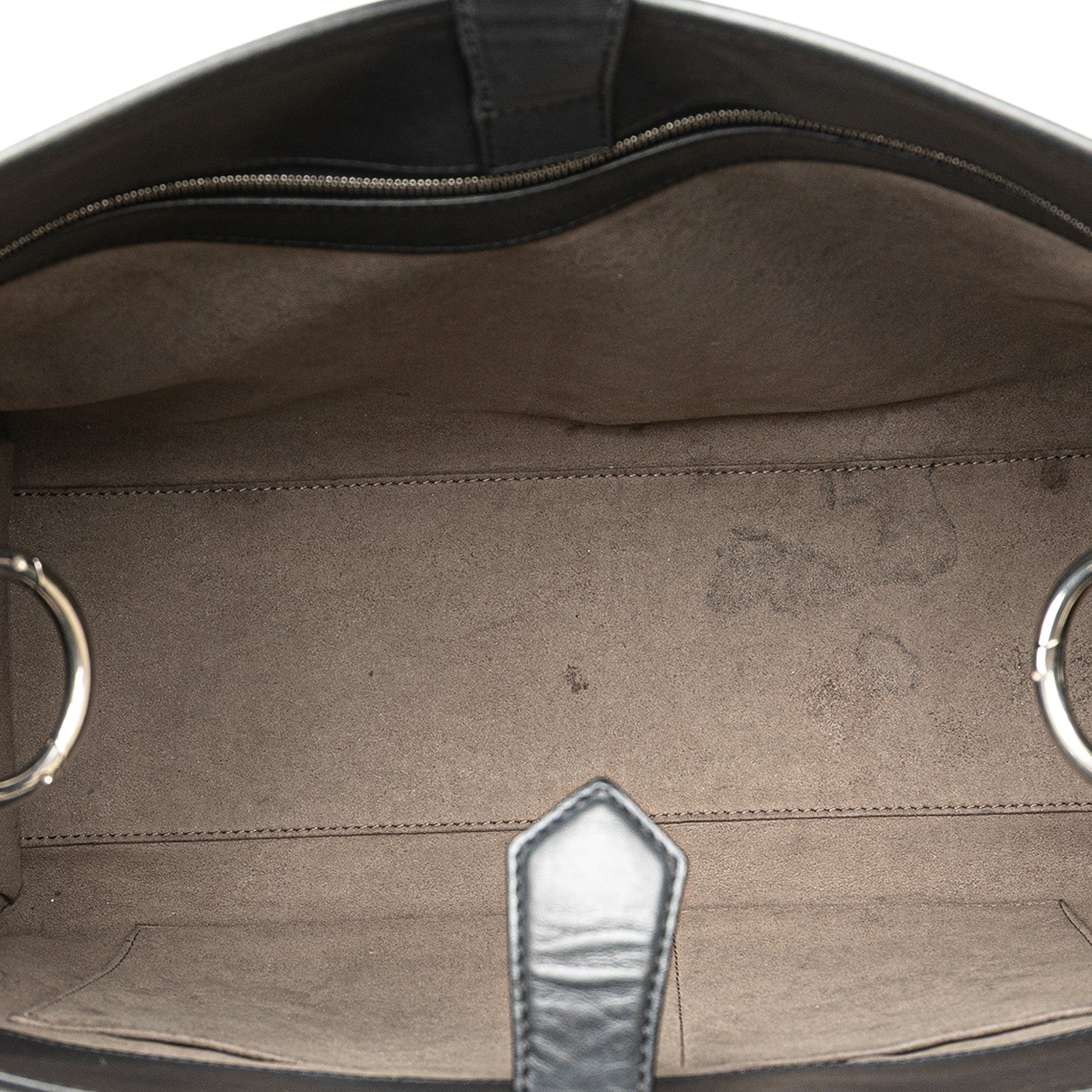 Medium Leather Runaway Satchel