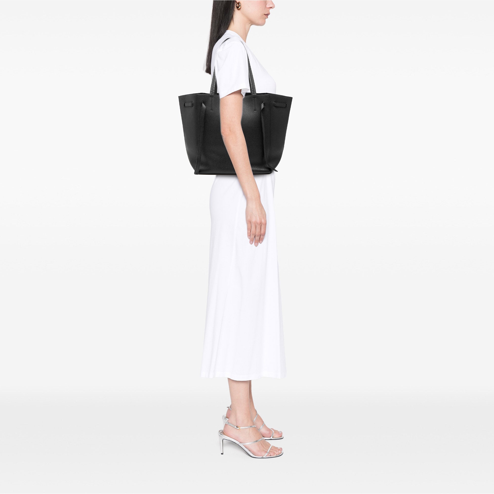 Small Leather Phantom Cabas Tote